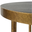 Uttermost Aragon Metal and MDF Nesting Tables in Brass/Gray (Set of 2)