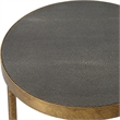Uttermost Aragon Metal and MDF Nesting Tables in Brass/Gray (Set of 2)