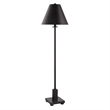 Uttermost Pilot Contemporary Metal and Marble Buffet Lamp in Black
