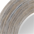 Uttermost Vortex Round Contemporary Wood Mirror in White/Brown