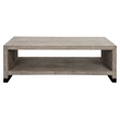 Uttermost Bosk Farmhouse Wood and Steel Coffee Table in Woodtone Brown