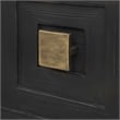 Uttermost Aiken Fir Wood and Steel Geometric Cabinet in Woodtone Brown
