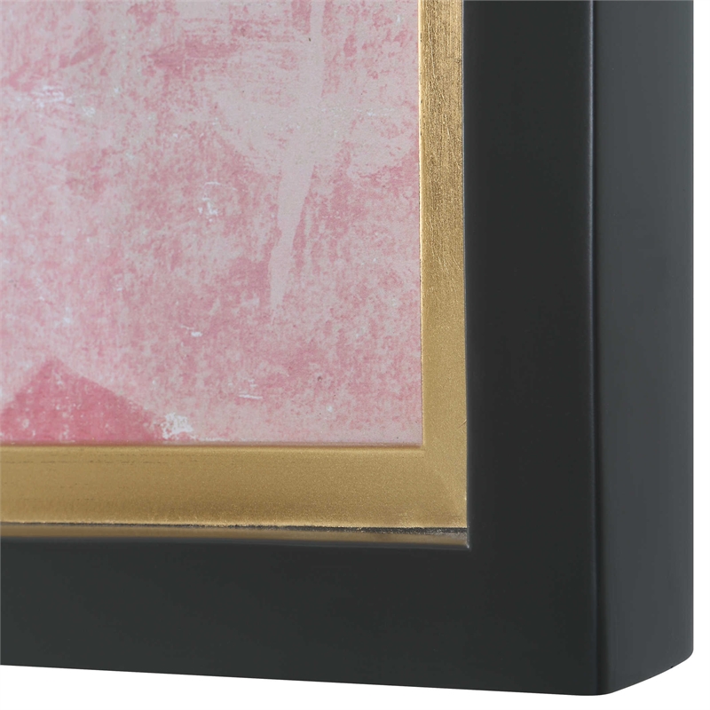 Uttermost Perfect Storm Pine Wood and Paper Print in Multi-Color