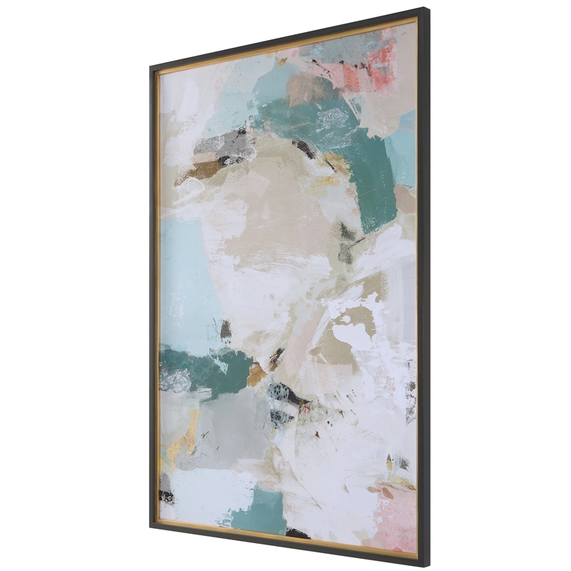 Uttermost Perfect Storm Pine Wood and Paper Print in Multi-Color