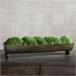 Uttermost Canal Aluminum and Foam Small Centerpiece in Bronze/Green