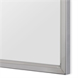 Uttermost Simple Design Contemporary Stainless Steel Mirror in Gray