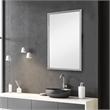 Uttermost Simple Design Contemporary Stainless Steel Mirror in Gray
