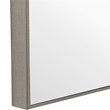Uttermost Contemporary Polystyrene Plastic and MDF Mirror in Silver