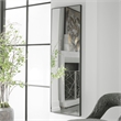 Uttermost Contemporary Polystyrene Plastic and Paper Mirror in Black