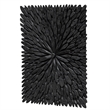 Uttermost Bahama Handcrafted Contemporary Wood Wall Decor in Rustic Black