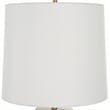 Uttermost Trentino 1-Light Glass & Fabric Table Lamp in White/Emerald Green