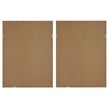 Uttermost Seabreeze Coastal Wood Canvas Fabric Prints in Blue/Gray (Set of 2)