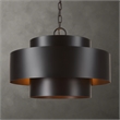 Uttermost Youngstown 4-Light Transitional Steel Metal Pendant in Dark Bronze