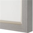 Uttermost Heirloom Blooms Wood & Fabric Framed Prints in Gray/Ivory (Set of 4)