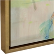 Uttermost Party Time Modern Canvas Fabric Framed Abstract Art in Multi-Color