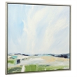 Uttermost For His Glory Modern Canvas Fabric Framed Landscape Art in Blue/Green