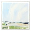 Uttermost For His Glory Modern Canvas Fabric Framed Landscape Art in Blue/Green