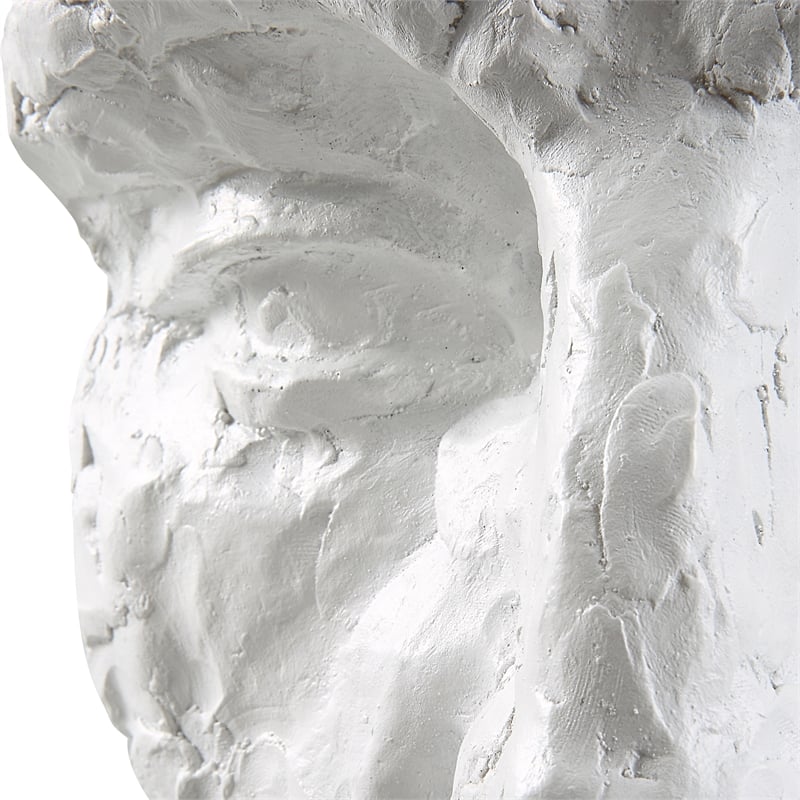 Uttermost Self-Portrait 6-Piece Contemporary Polyresin Mask Wall Decor in White