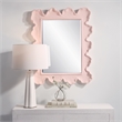 Uttermost Sea Coastal Resin and MDF Mirror in Pink and Clear
