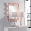 Uttermost Sea Coastal Resin and MDF Mirror in Pink and Clear