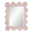 Uttermost Sea Coastal Resin and MDF Mirror in Pink and Clear