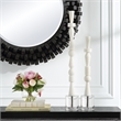 Uttermost Norte Transitional Rice Stone Resin Sculpture in White (Set of 2)