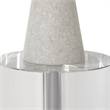 Uttermost Norte Transitional Rice Stone Resin Sculpture in White (Set of 2)
