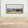 Uttermost Above Traditional Wood Lake Framed Landscape Print in White/Black