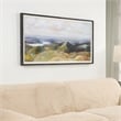 Uttermost Above Traditional Wood Lake Framed Landscape Print in White/Black