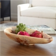 Uttermost Marchena Mid-Century Resin Decorative Bowl in Brown/Tan