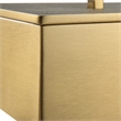Uttermost Wessex Traditional Metal/Faux Shagreen Decorative Box in Brass/Black