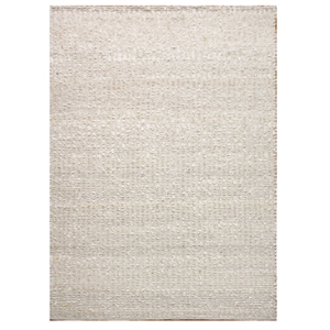 Uttermost Lovelle 108x72&quot Hand Woven Coastal New Zealand Wool Rug in Ivory