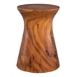 Uttermost Swell Contemporary Solid Wood Accent Table in Natural Honey