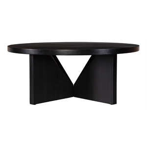 Uttermost Nadette Contemporary Wood Coffee Table in Dark Espresso