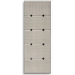 Uttermost Serchio Contemporary Iron Metal Oversized Mirror in Gray and Black