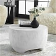 Uttermost Elevate Coastal Suar Wood Coffee Table in Matte White