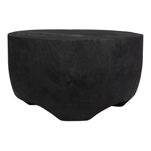 Uttermost Elevate Contemporary Suar Wood Coffee Table in Rich Black