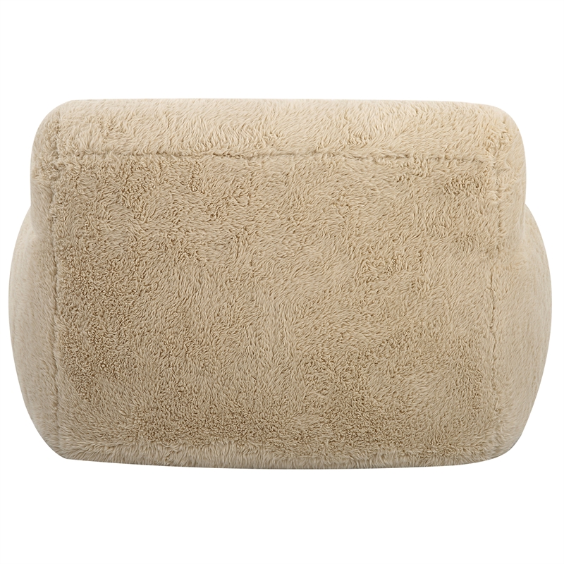 Uttermost Abide Contemporary Fabric & Foam Accent Chair in Caramel