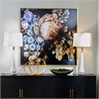Uttermost Natural Wonder Wood/Canvas Framed Floral Art in Multi-Color