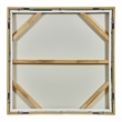 Uttermost Abstract Reflections Modern Wood & Canvas Framed Art in Multi-Color