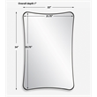 Uttermost Loudon Black Vanity Mirror