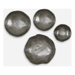 Uttermost Lucky Coins Nickel Wall Decor Set of 4