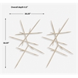 Uttermost Fireworks Silver Wall Decor Set of 2