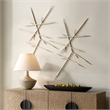 Uttermost Fireworks Silver Wall Decor Set of 2