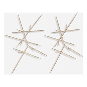 Uttermost Fireworks Silver Wall Decor Set of 2