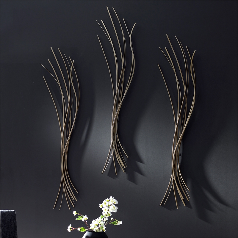 Uttermost Frequencies Metal Wall Decor in Silver