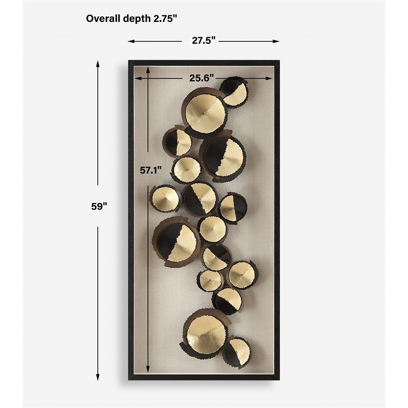 Uttermost Golden Hour Shadow Box in Oatmeal