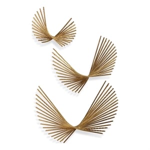 Uttermost Coreograph Antique Gold Wall Decor Set of 3