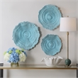 Uttermost Ocean Gems Blue Wall Decor Set of 3