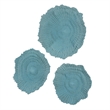 Uttermost Ocean Gems Blue Wall Decor Set of 3